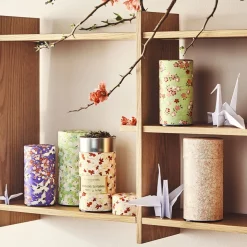 Boîte Washi Arabesque fleurie